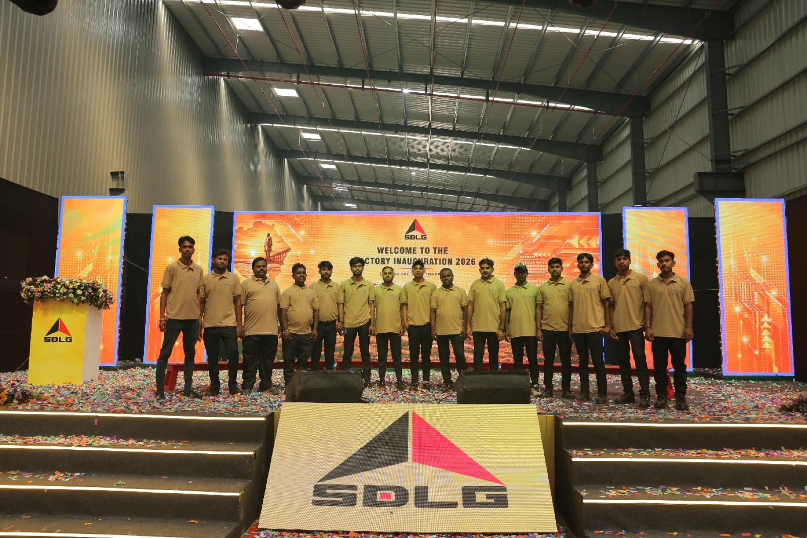 SDLG India's new Gandhidham manufacturing plant, Gujarat