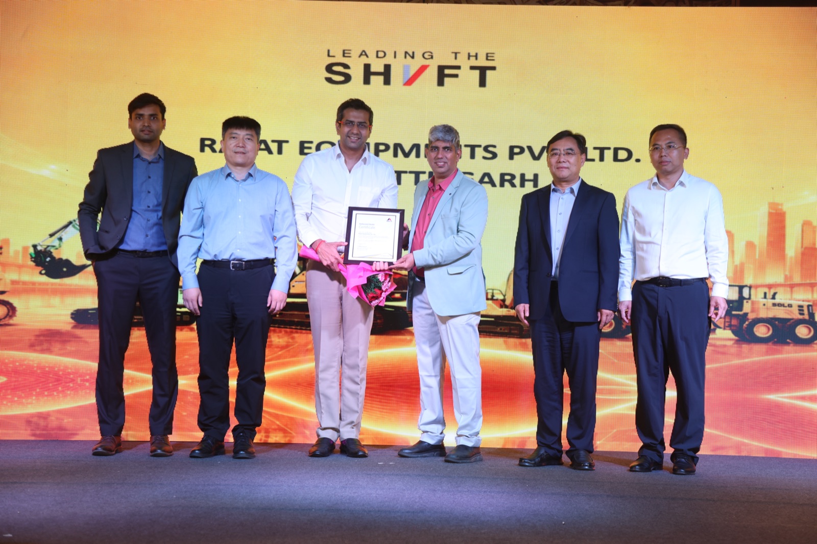 SDLG India Appoints Rajat Equipments Pvt. Ltd. as Authorized Dealer for Chhattisgarh