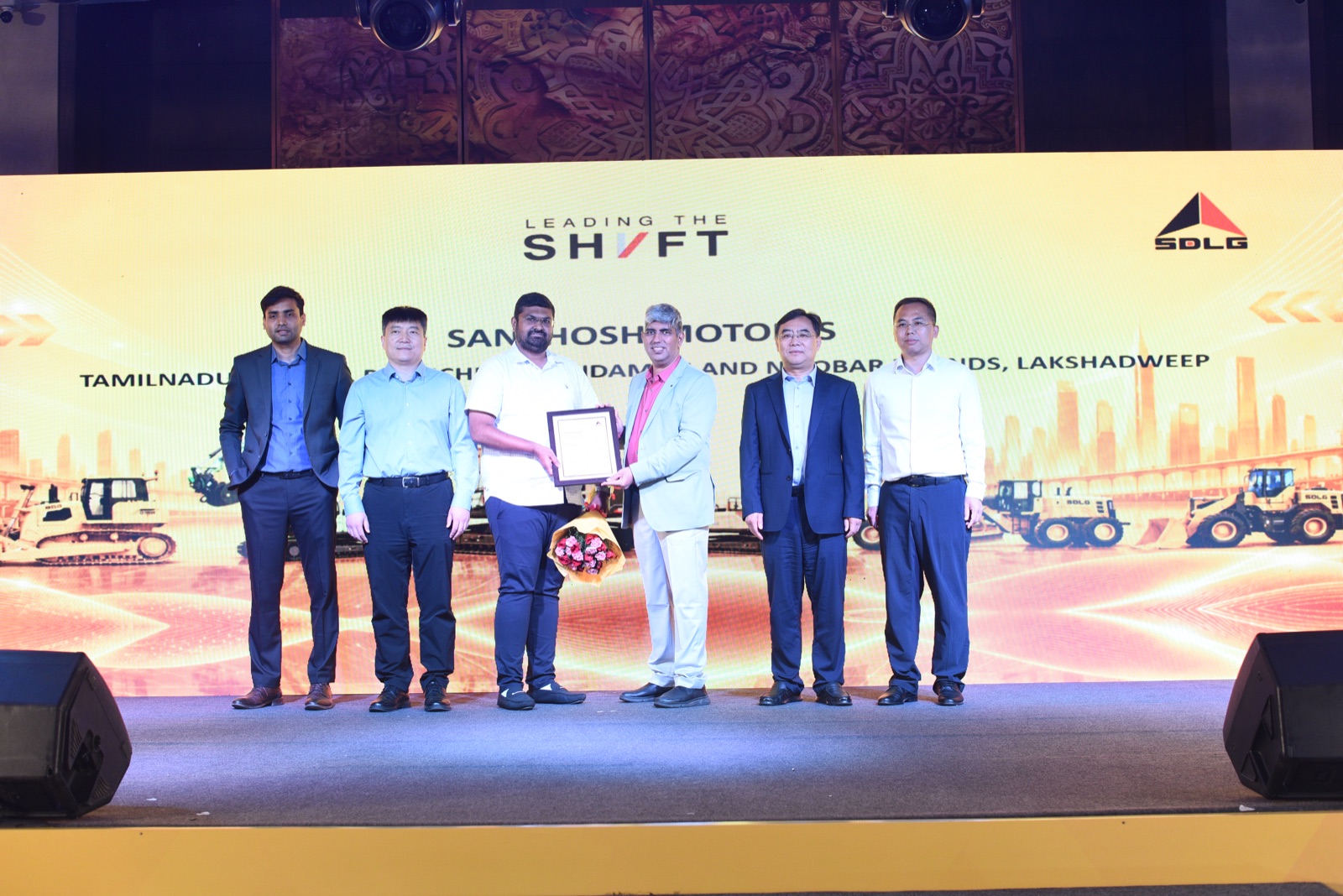 SDLG India Appoints Santhosh Motorss as Authorized Dealer for Tamil Nadu, Kerala, Puducherry, Andaman & Nicobar Islands and Lakshadweep