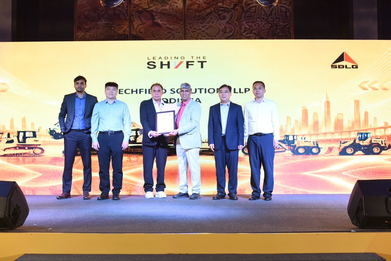 SDLG India Appoints Techfield Solutions LLP as Authorized Dealer for Odisha